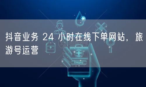 抖音业务 24 小时在线下单网站，旅游号