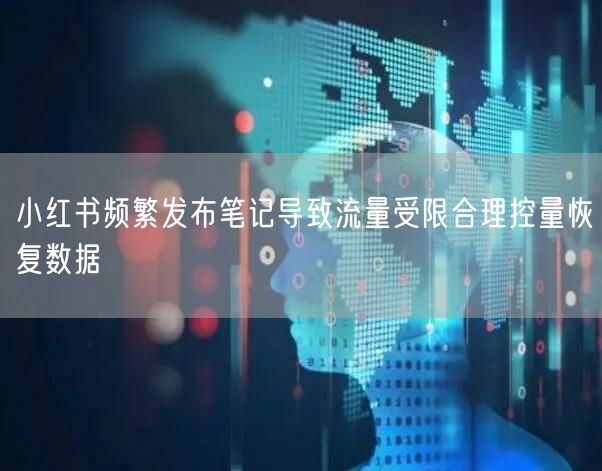 小红书频繁发布笔记导致流量受限合理控量恢