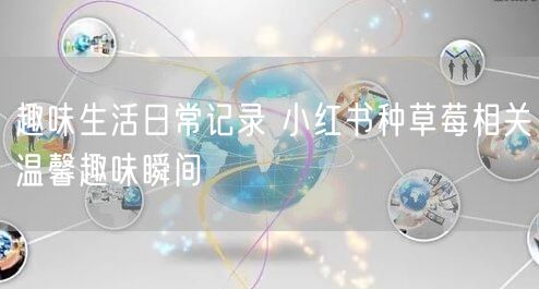 趣味生活日常记录 小红书种草莓相关温馨趣