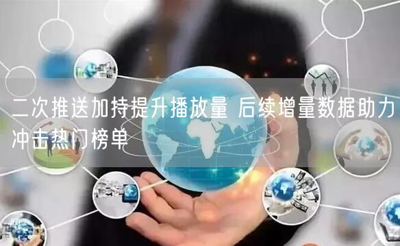 二次推送加持提升播放量 后续增量数据助力